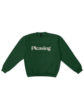 Harry Styles x Pleasing Crewneck in Forest Green